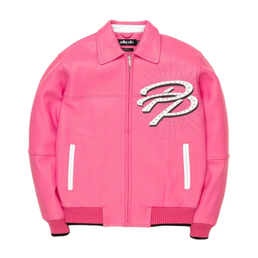 Pelle Pelle Greatest Of All Time Jacket Pink White Jacket