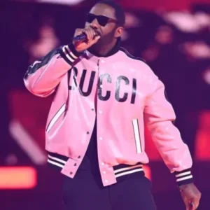 Pink Varsity Jacket