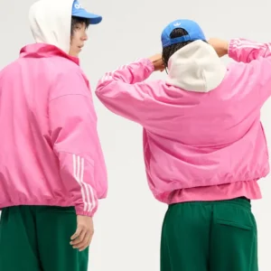 Pink athletic outerwear