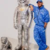 Plus 44 Lewis Hamilton Blue Camo Tracksuit