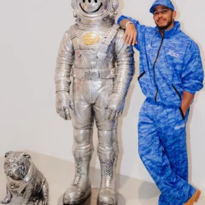 Plus 44 Lewis Hamilton Blue Camo Tracksuit