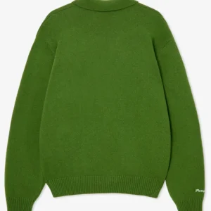 Pompeii Brand Green Polo Goddess Golden Cardigan