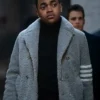 Power Book II Ghost S03 Tariq St. Patrick Grey Fur Coat