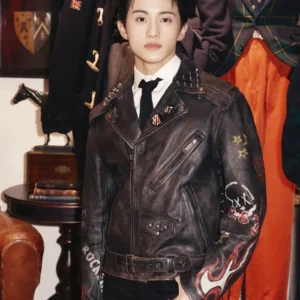 Ralph Lauren Polo Fest Mark Lee Leather Jacket