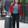 Red Bomber Jacket
