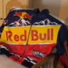 Red Bull Racing Navy Leather Bomber Jacket