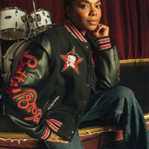 Retro Cartoon Varsity Jacket