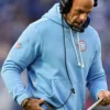 Robert Saleh Tennessee Titans Logo Sideline Hoodie 2026