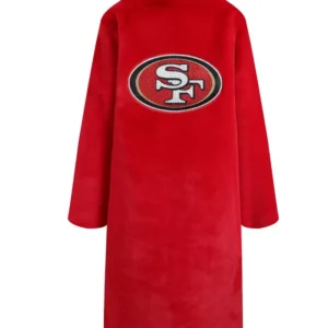 San Francisco 49ers FABGATING by Cuce Red Fur Coat Shop Now