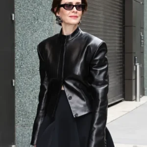 Sarah Paulson Leather Jacket