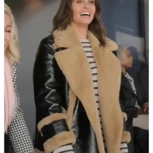 Shearling Leather Jacket for Women
