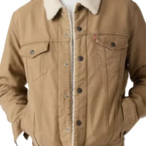 Sherpa Trim Cotton Jacket