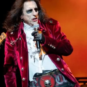 Shop Alice Cooper Hollywood Vampires Red Velvet Coat