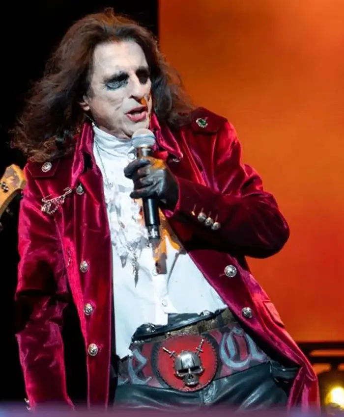Shop Alice Cooper Hollywood Vampires Red Velvet Coat