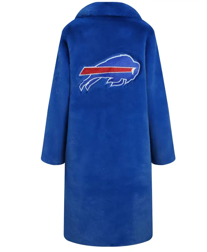 Shop Buffalo Bills FABGATING by Cuce Royal Fur Jacket Coat