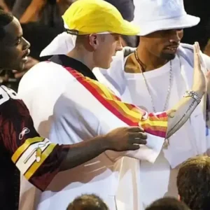 Shop Eminem PnB Nation White Jacket