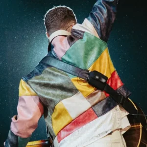Shop Justin Timberlake Romania Lollapalooza Paris Leather Jacket