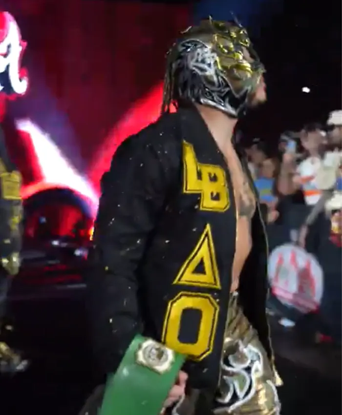 Shop Lucha Bros Black Bomber Jacket