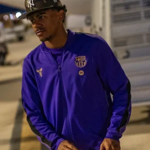 Shop Nike x Kobe Bryant Team FC Barcelona Purple Jacket