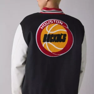 Shop Now Mitchell & Ness NBA Houston Rockets Day Off Varsity Jacket