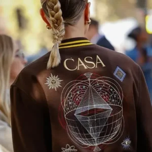Shop Paris Fashion Week Emilia Silberg Letterman Jacket