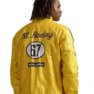 Shop Polo Ralph Lauren Men’s Yellow Racing Jacket