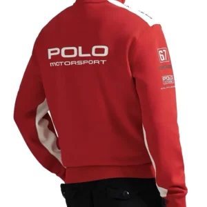 Shop Polo Ralph Lauren Red Racing Jacket