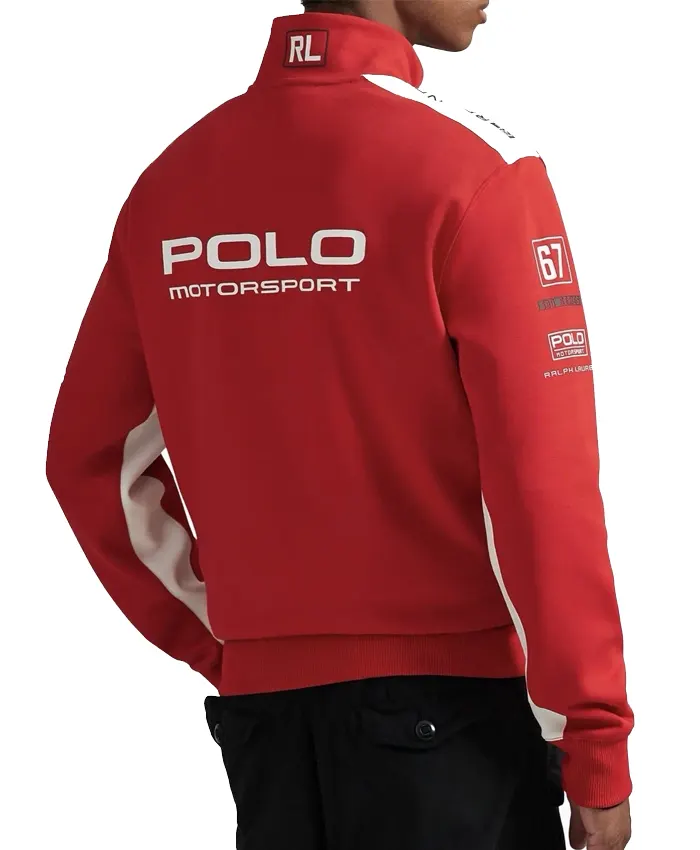 Shop Polo Ralph Lauren Red Racing Jacket