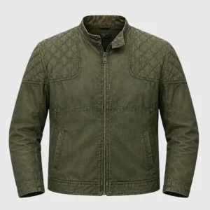 Shop Silo S03 Shane McRae Olive Green Jacket