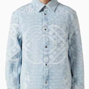 Shop Street Fighter Premiere 50 Cent Blue Shirt