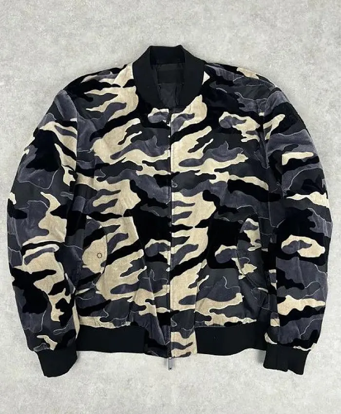 Shop Ted Lasso Season 3 Jamie Tartt Camo Jacket
