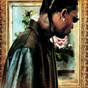 Shop Travis Scott Bottega Veneta 2026 Black Leather Jacket