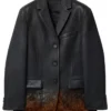 Single-Breasted Black Jacket