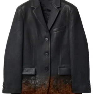 Single-Breasted Black Jacket