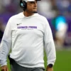 Sonny Dykes 2026 TCU Horned Frogs Long Sleeve Hooded T-Shirt