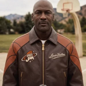 Space Jam Inspired Leather Jacket