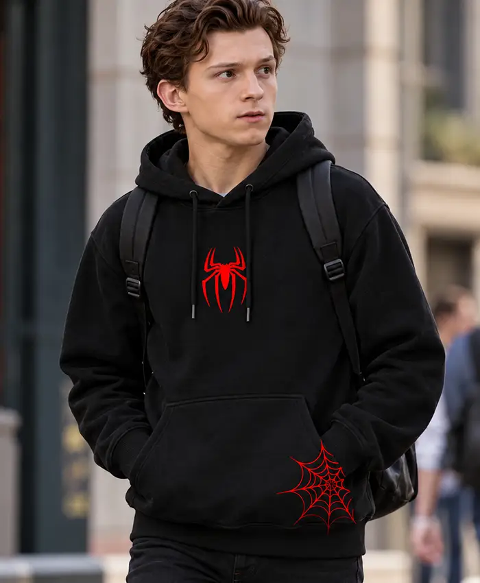Spider Man Black Hoodie