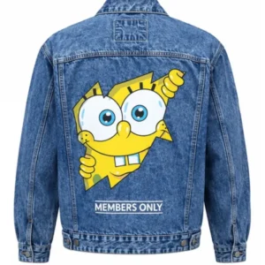 SpongeBob Inspired Denim Jacket