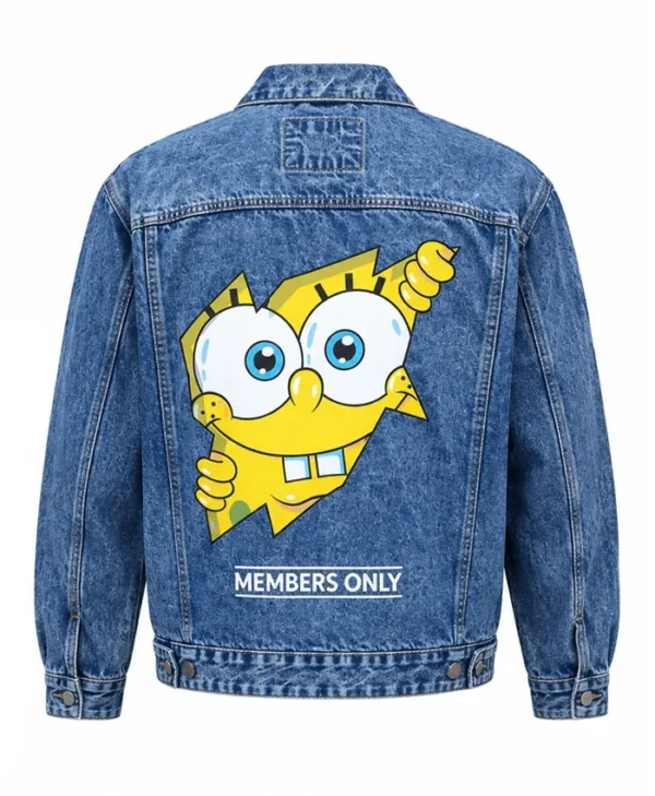 SpongeBob Inspired Denim Jacket
