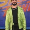 Street Fighter Premiere Blue Carpet Seth Rollins Jacket