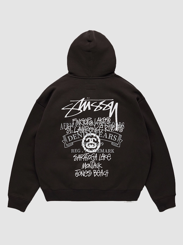 Stussy x Denim Tears New York Fishing Tour Hoodie