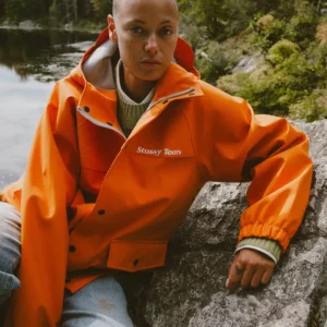 Stussy x Denim Tears Orange Jacket