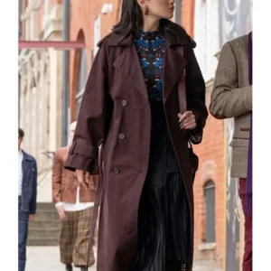 Stylish Burgundy Outerwear