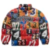 Supreme Mesh Jersey Multicolor Puffer Jacket
