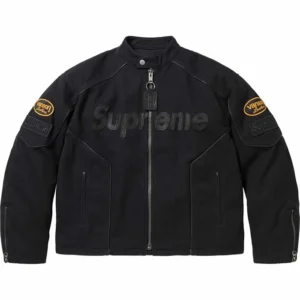 Supreme Vanson Leathers Cordura Black Cotton Jacket