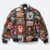 Supreme × Martine Rose Patchwork Labels Leather Jacket