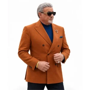 Sylvester Stallone Frisco King 2026 Orange Blazer