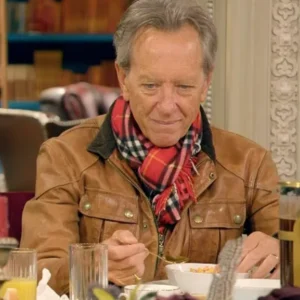The Celebrity Traitor S02 Richard E. Grant Leather Jacket