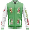 The Grinch Christmas Baseball Letterman Jacket