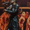 The Last King World Tour 2026 Don Omar Black Leather Coat